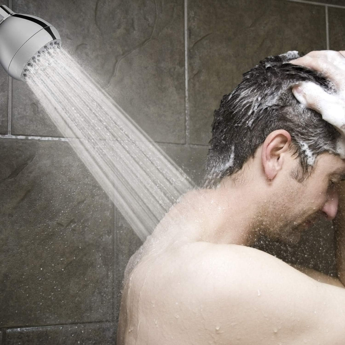 AISOSO Fixed Shower Head High Pressure 3 Inch Showerhead Chrome