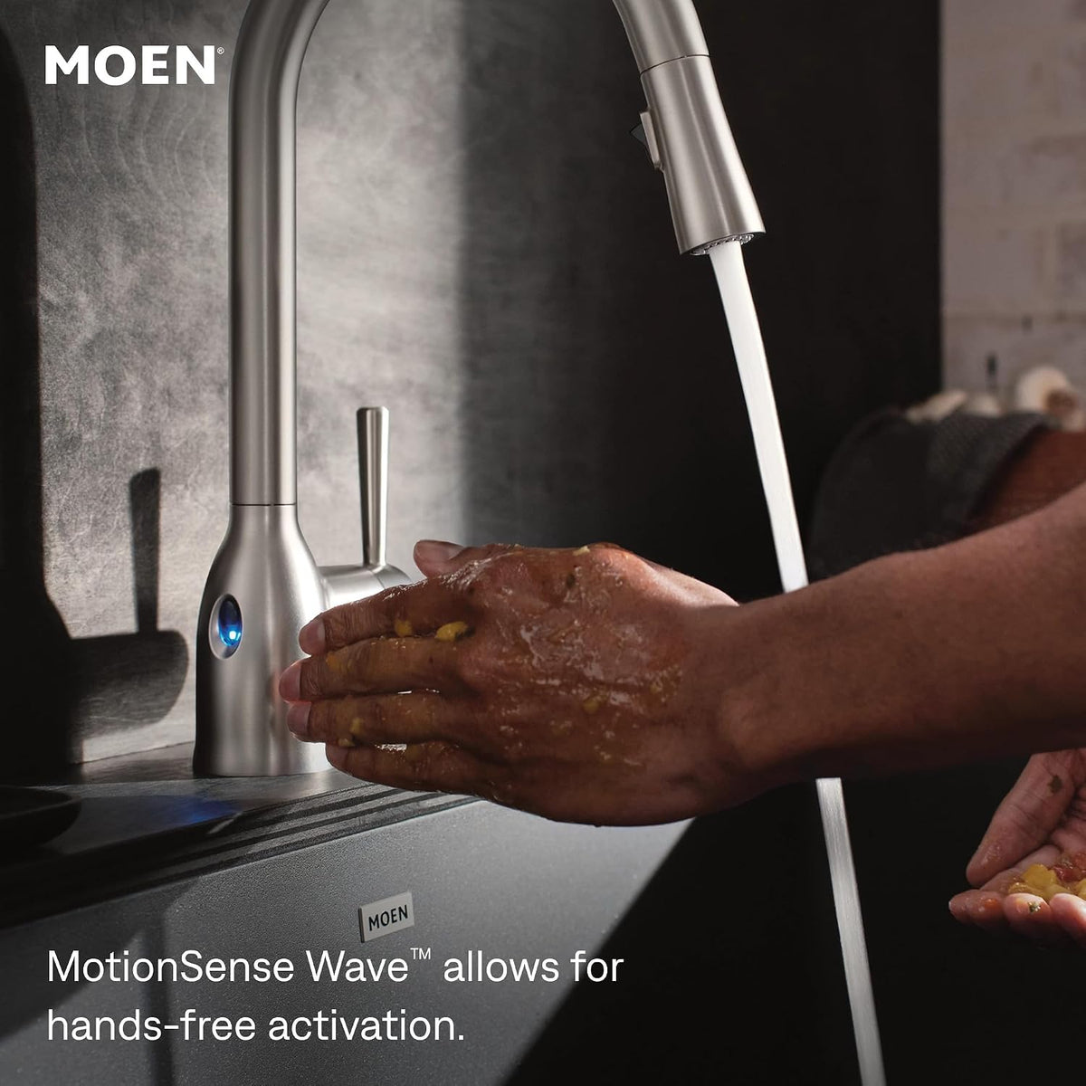 Moen 7594EWSRS Arbor Touchless Kitchen Faucet, Spot Resist Stainless