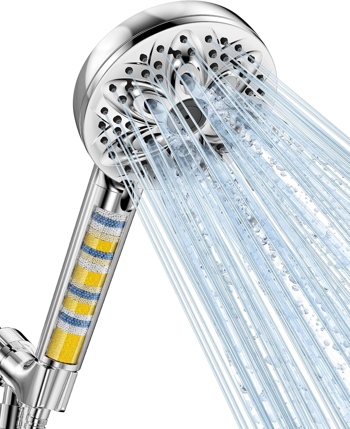 JDO High Pressure Filtered Shower Head with Handheld (Chrome)