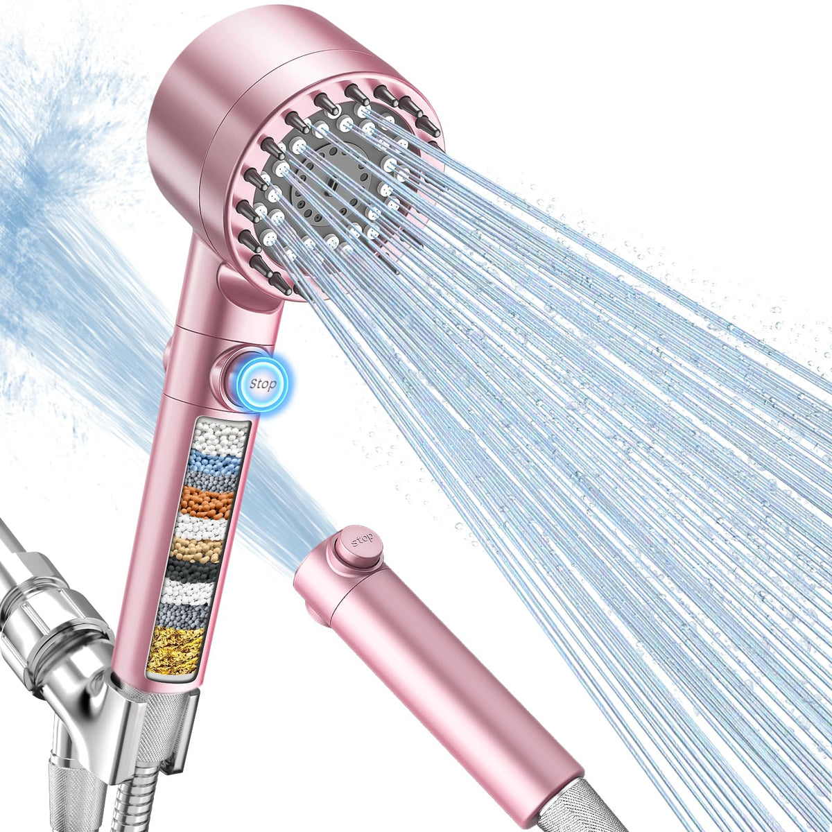 FEELSO Filtered Shower Head with Handheld, High Pressure Shower Filter Head