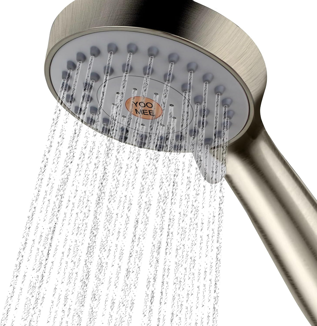 YOO.MEE High Pressure Handheld Shower Head, Power Boost Resists Low Flow
