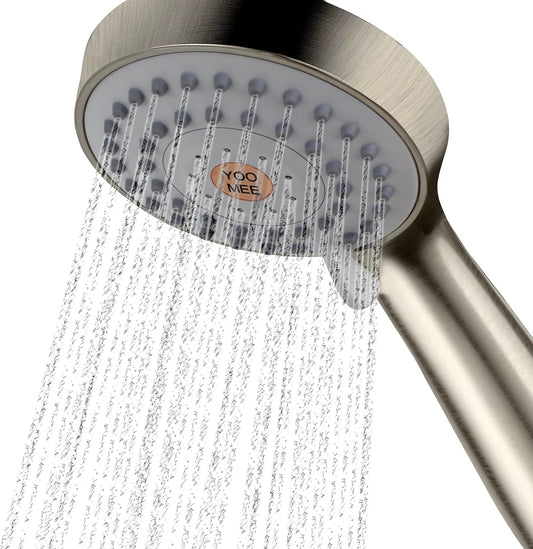 YOO.MEE High Pressure Handheld Shower Head, Power Boost Resists Low Flow