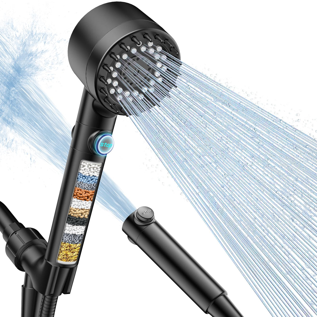 FEELSO Filtered Shower Head with Handheld, High Pressure Shower Filter Head